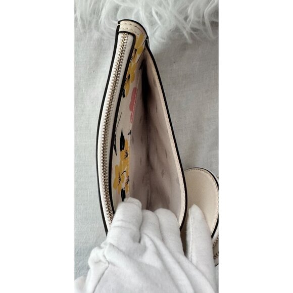 Kate Spade Staci Lily Bloom Floral Print 3fer - Wristlet, Coin Pouch & Card Hold - Picture 9 of 14